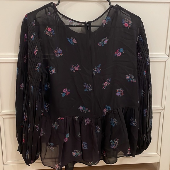 Veronica Beard Black Blouse - Picture 4 of 4